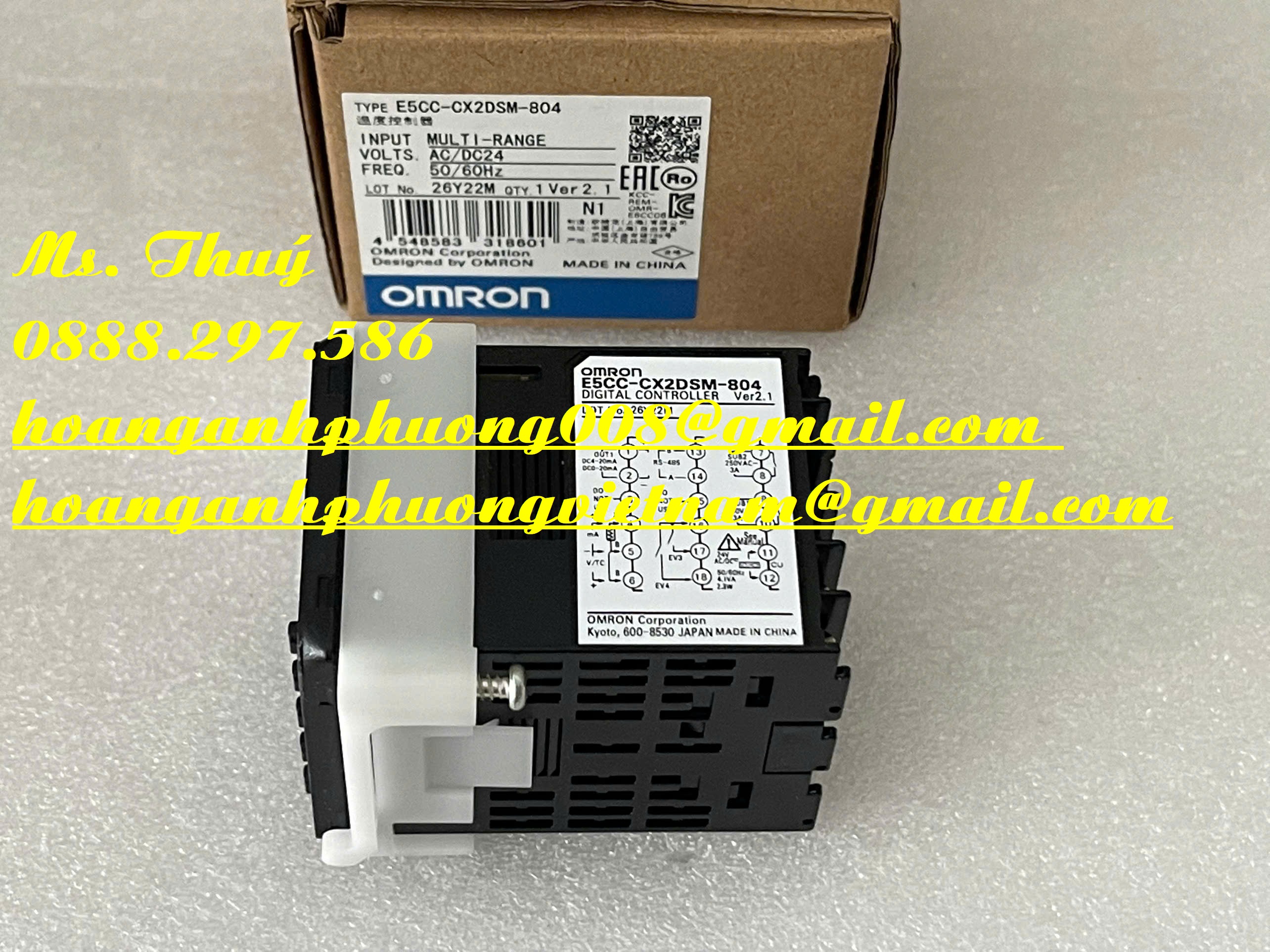 Giá ưu đãi - Bộ điều khiển Omron E5CC-CX2DSM-804